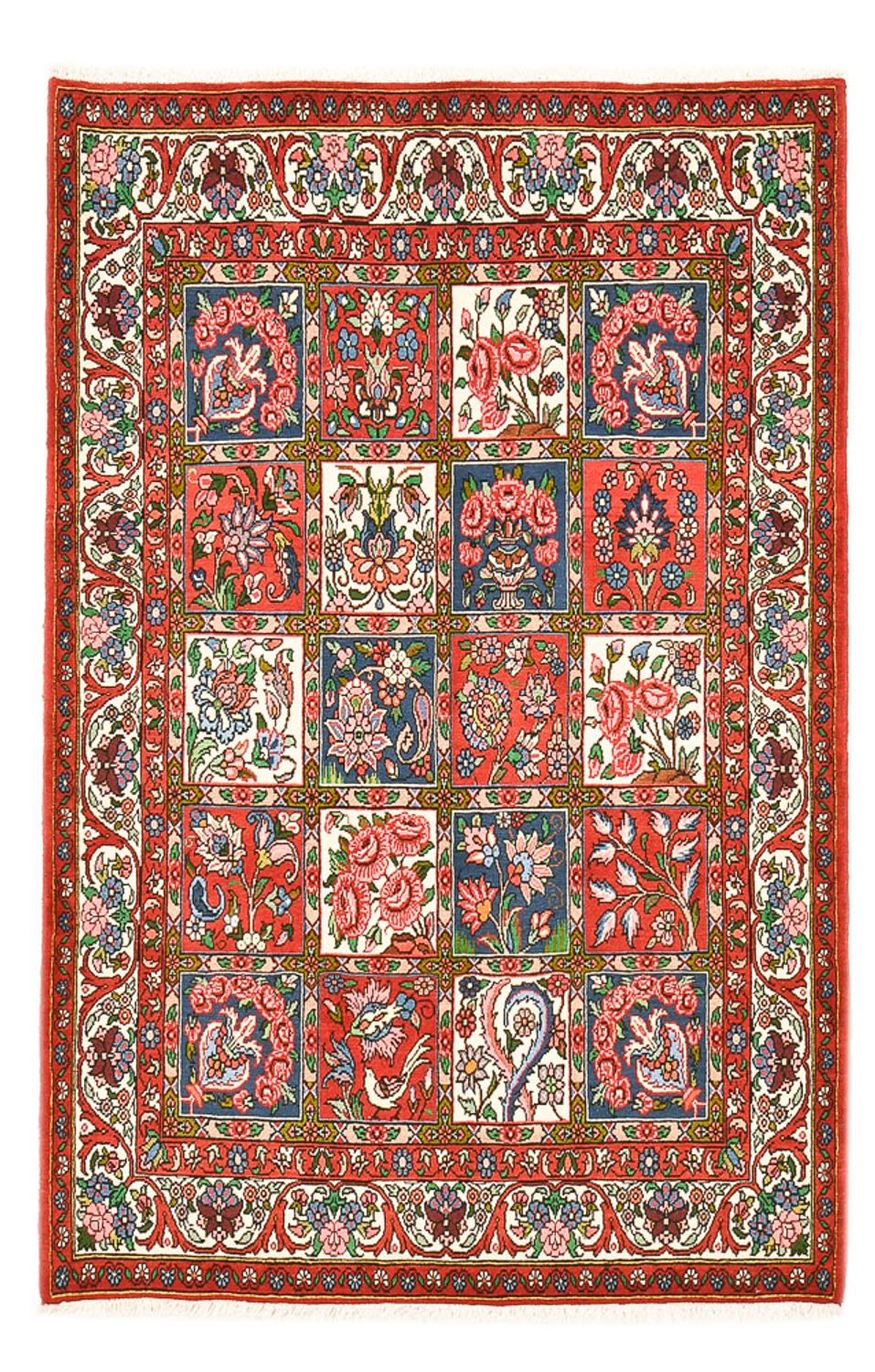 Persisk tæppe - Nomadisk - 196 x 133 cm - flerfarvet