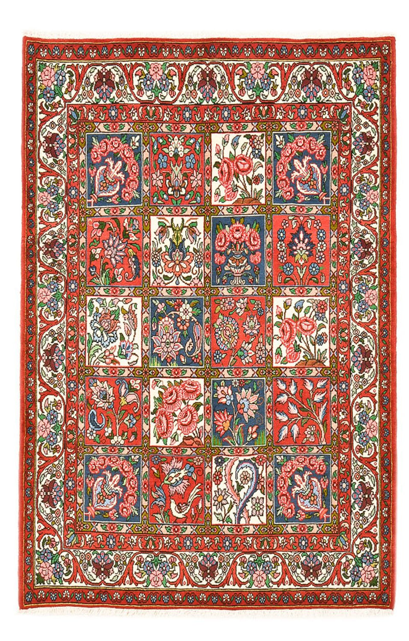 Persisk tæppe - Nomadisk - 196 x 133 cm - flerfarvet