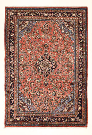 Persisk tæppe - Nomadisk - 300 x 212 cm - lysrød