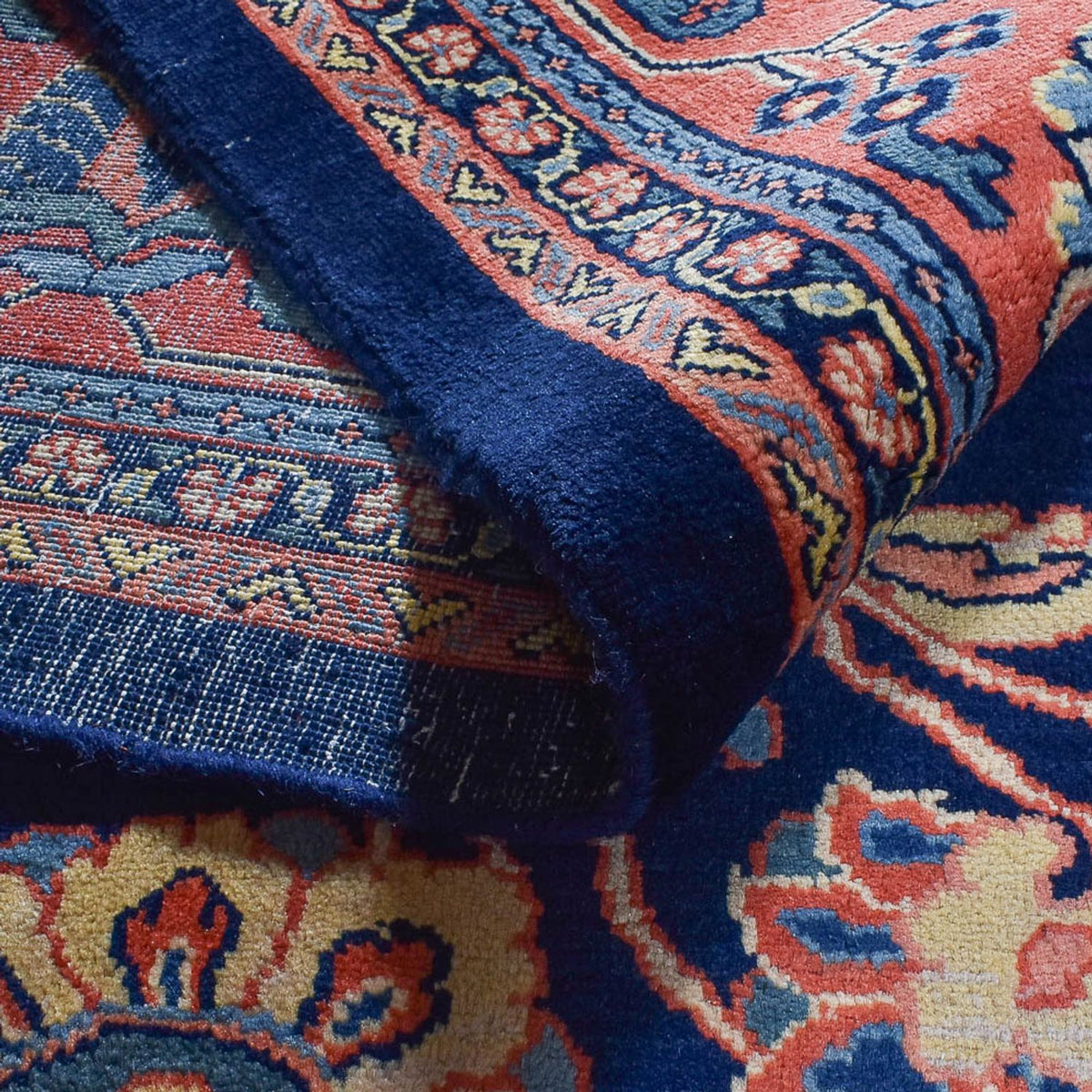 Persisk tæppe - Classic - 360 x 273 cm - mørkeblå