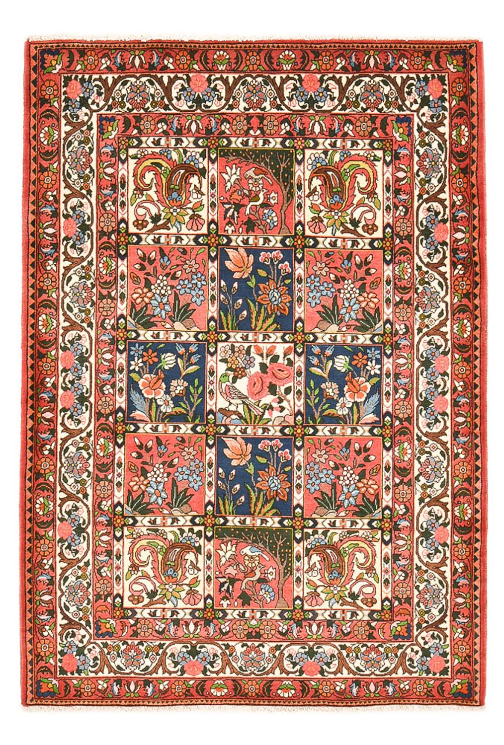 Persisk tæppe - Nomadisk - 199 x 137 cm - flerfarvet