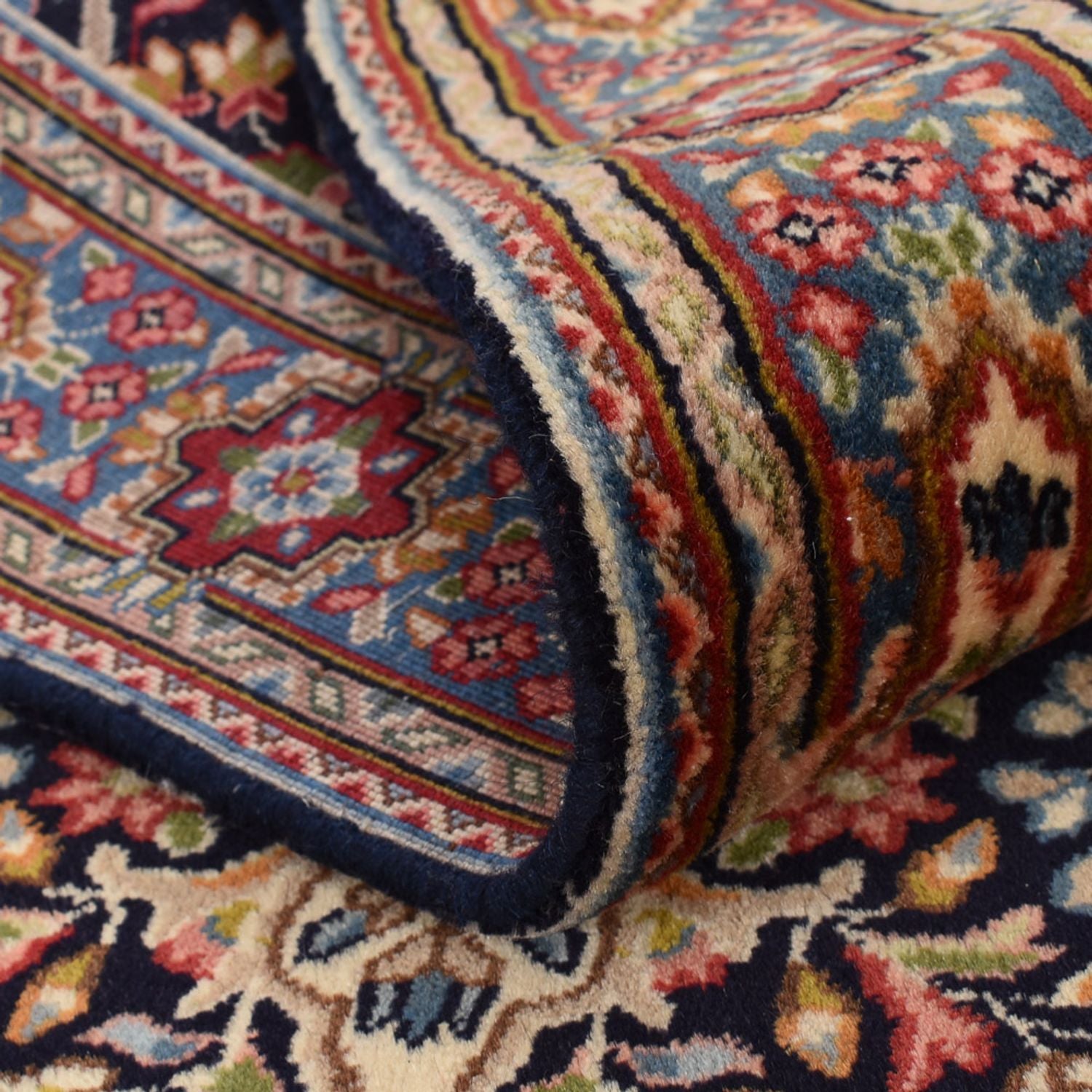 Løber Persisk tæppe - Royal - 408 x 82 cm - lys beige