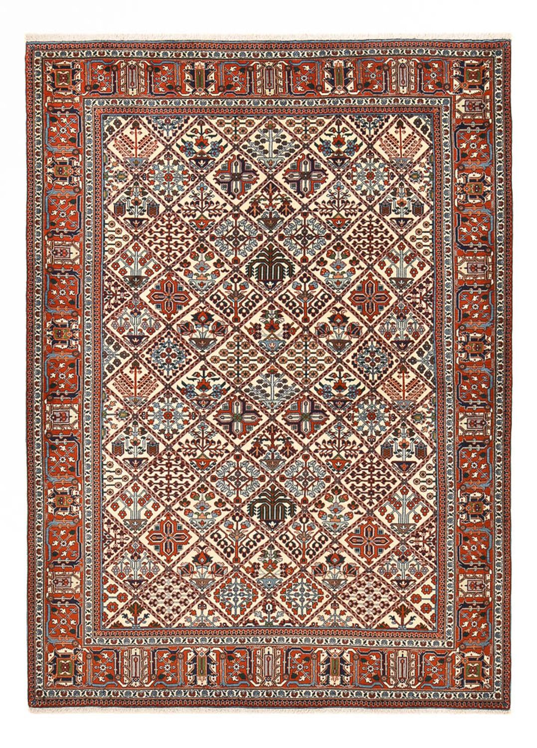 Persisk tæppe - Nomadisk - 238 x 168 cm - rust