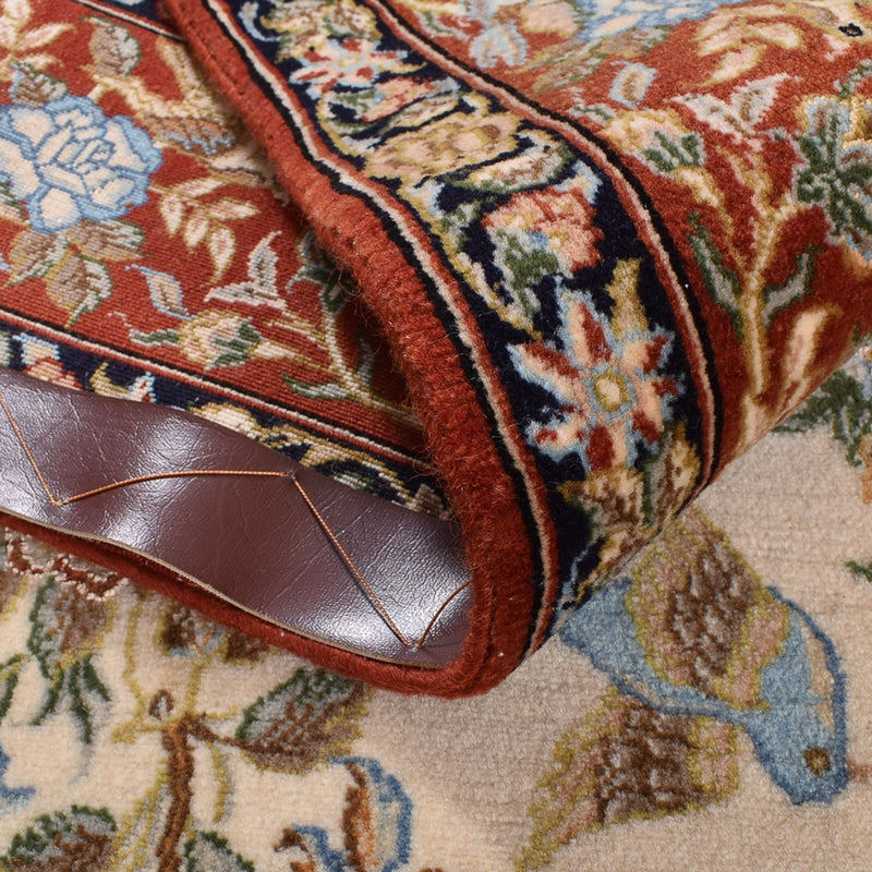 Persisk tæppe - Ghom - Royal - 201 x 129 cm - lys beige