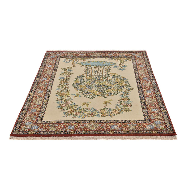 Persisk tæppe - Ghom - Royal - 201 x 129 cm - lys beige