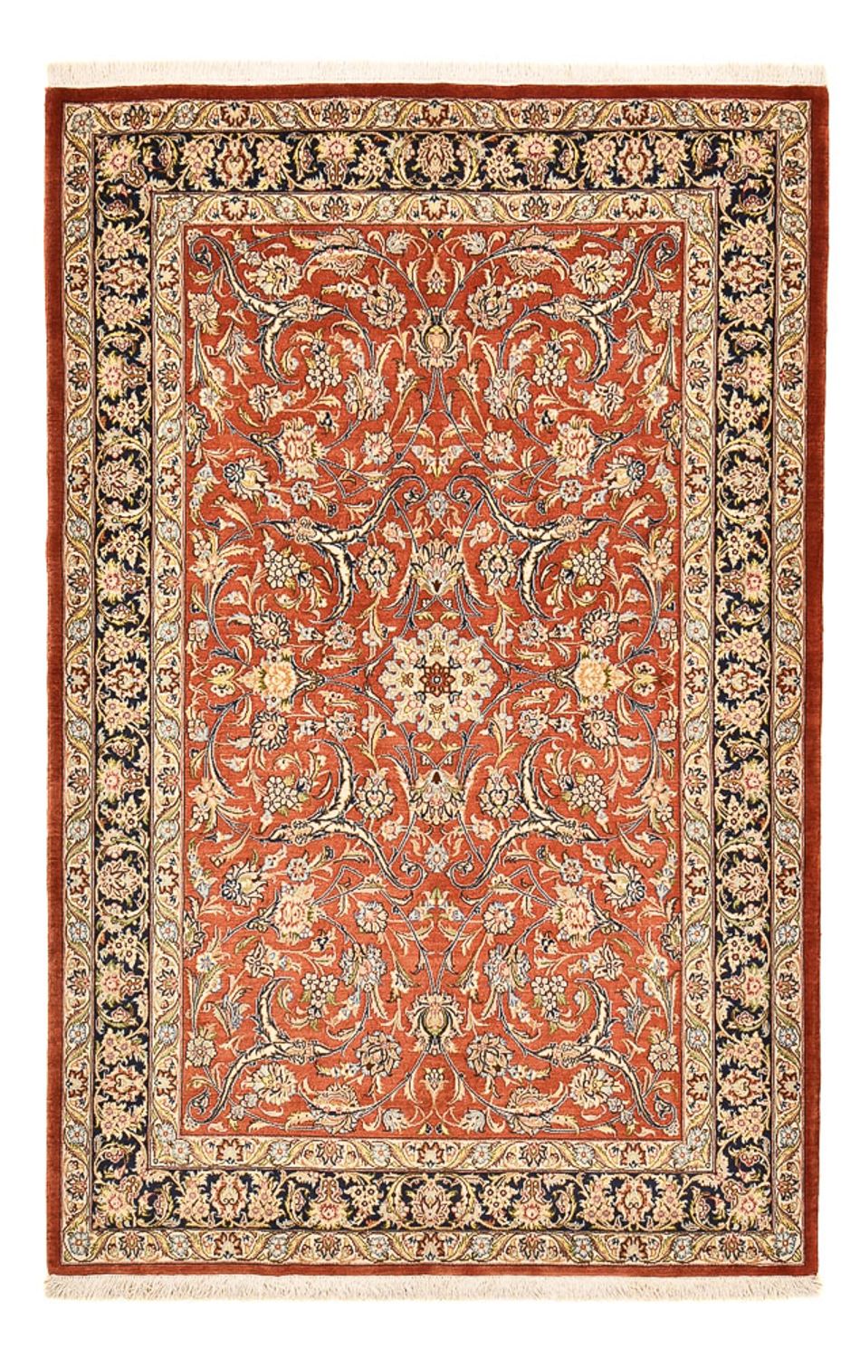 Persisk tæppe - Ghom - Royal - 207 x 134 cm - rød
