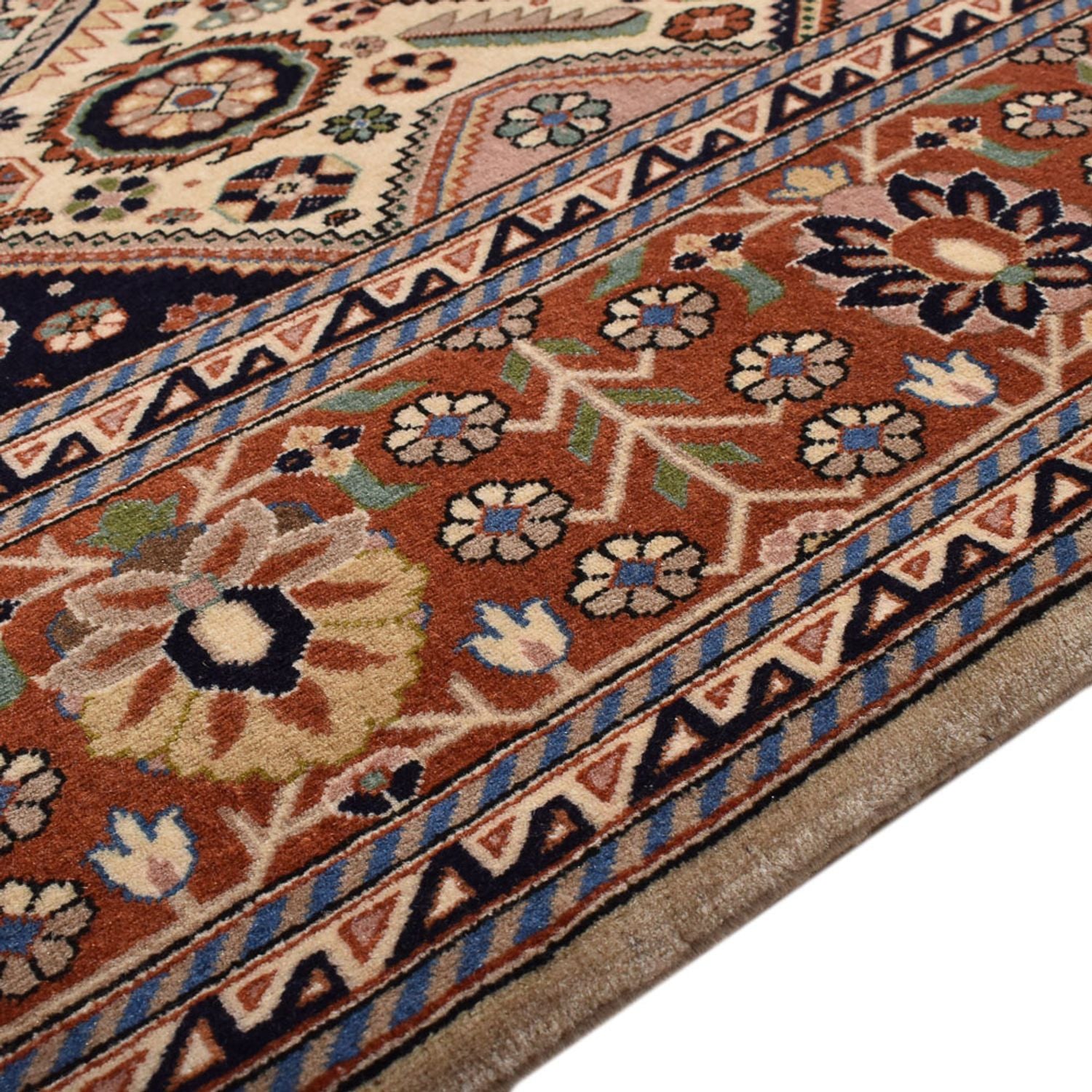 Gabbeh-tæppe - Kashkuli Persisk - 257 x 185 cm - rust