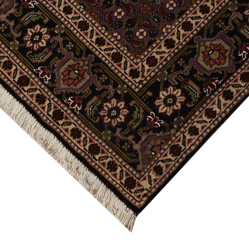 Persisk tæppe - Tabriz - Royal - 196 x 148 cm - mørkebrun