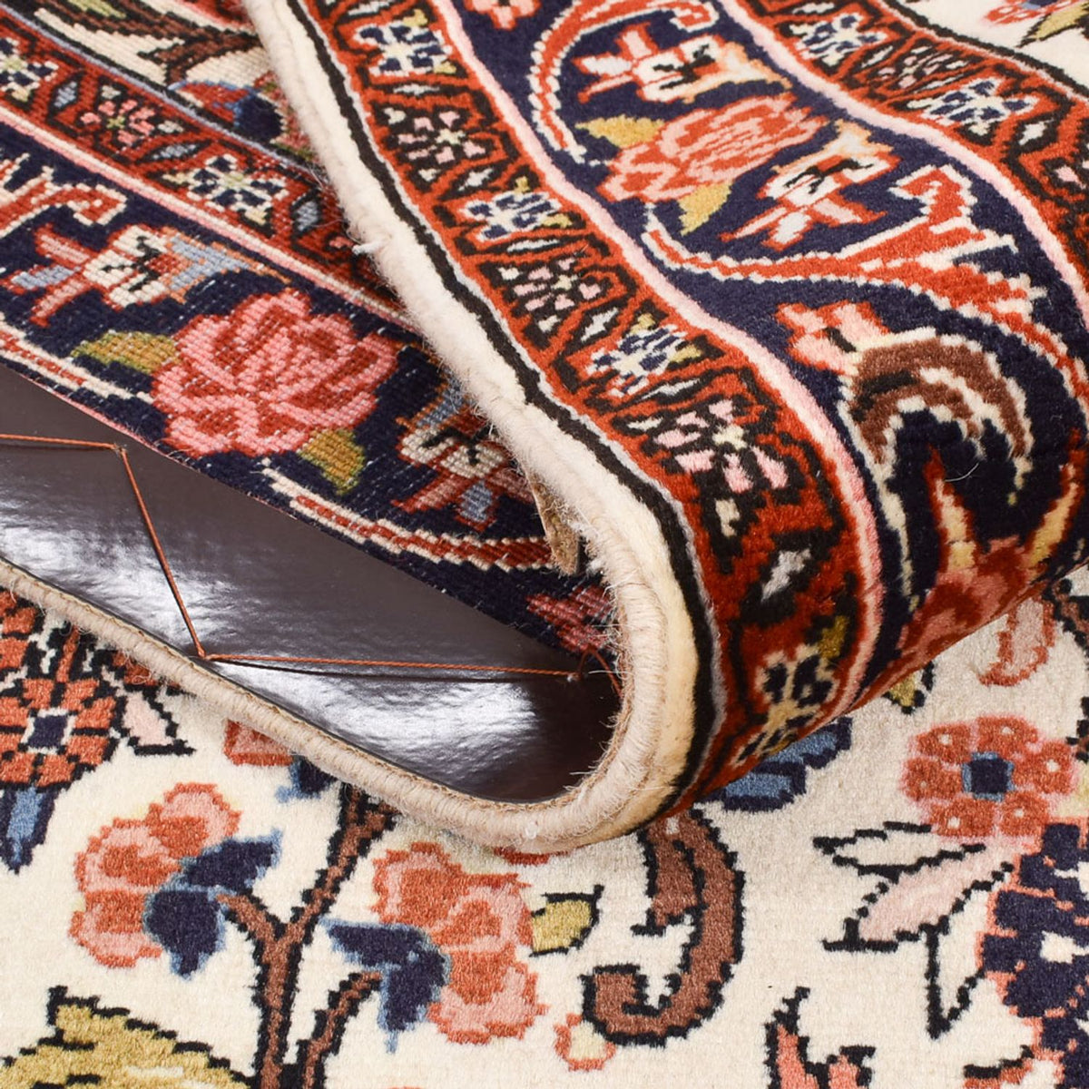 Løber Persisk tæppe - Bijar - 328 x 73 cm - beige