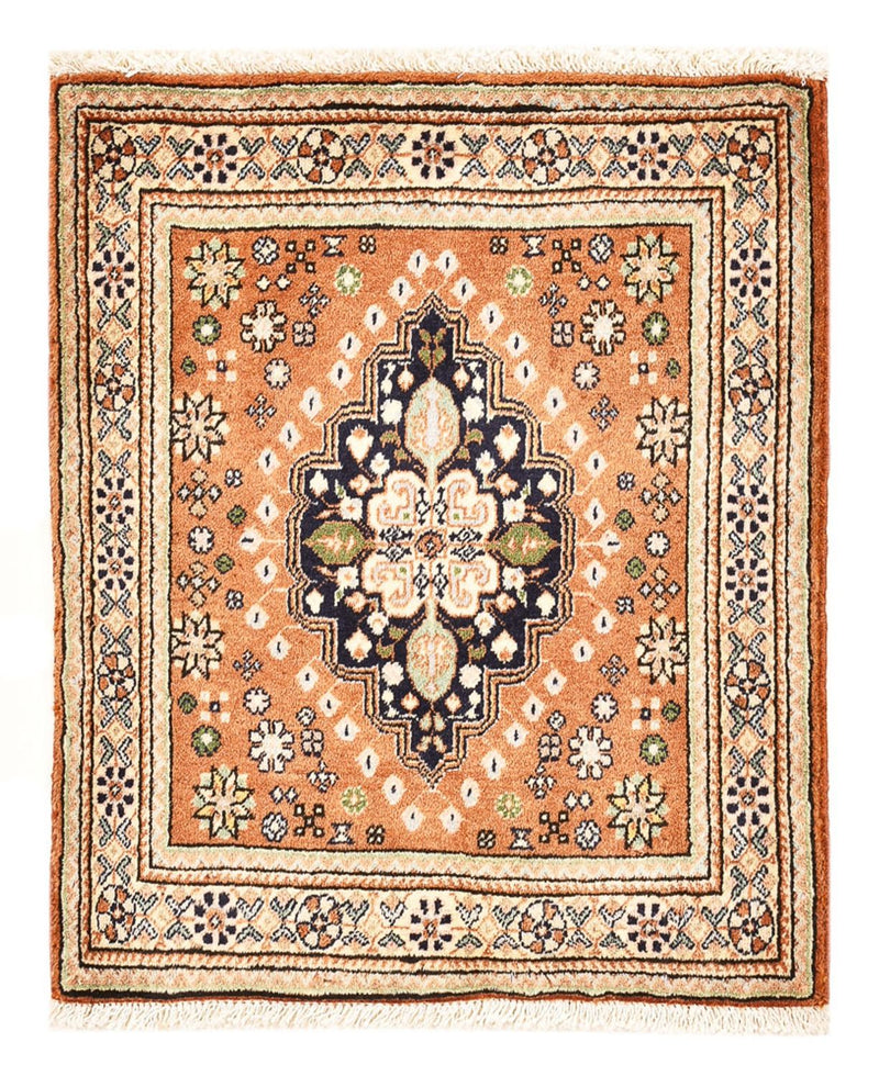 Gabbeh-tæppe - Kashkuli Persisk - 61 x 54 cm - lysrød
