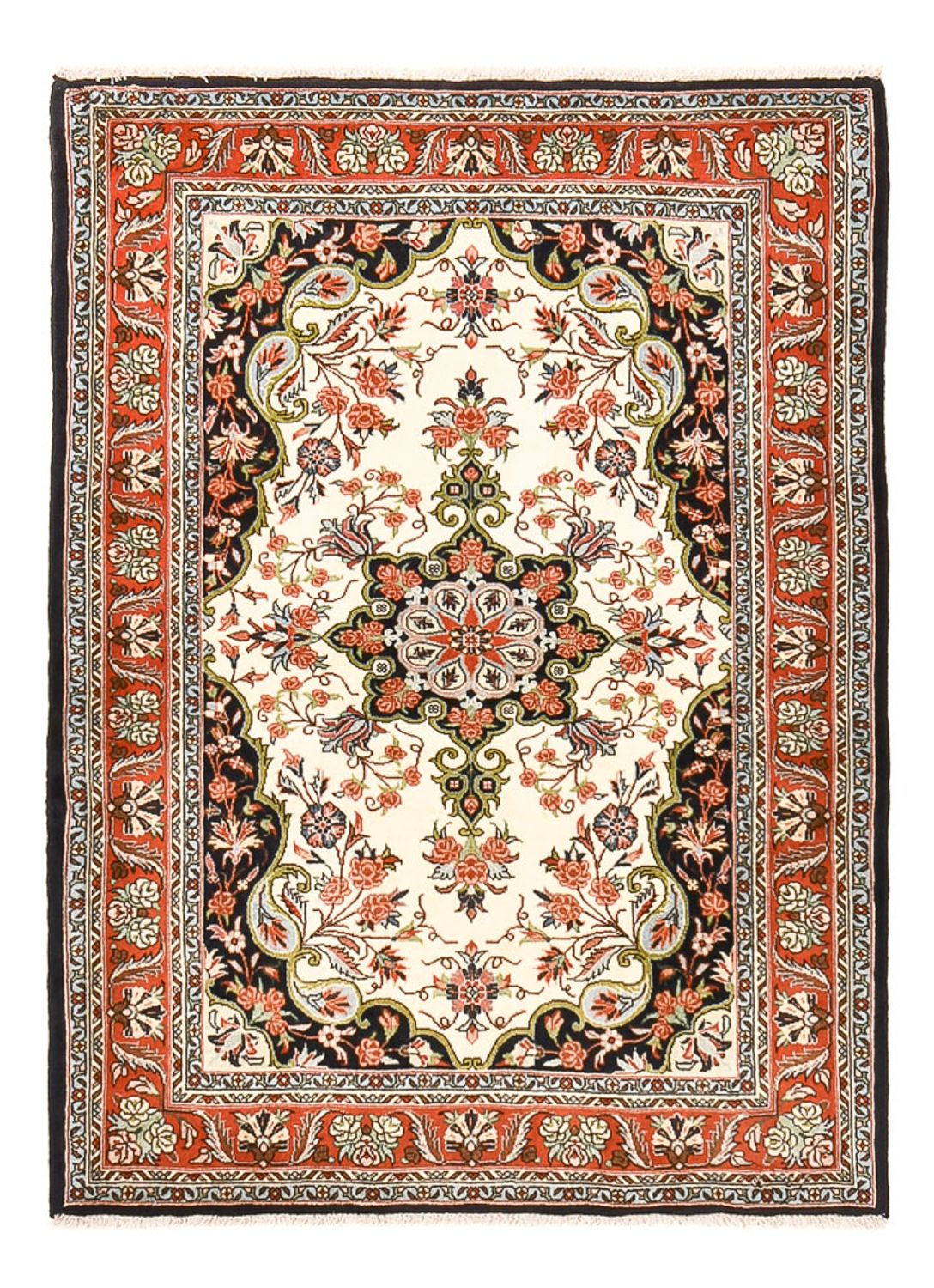 Persisk tæppe - Bijar - 150 x 106 cm - flerfarvet