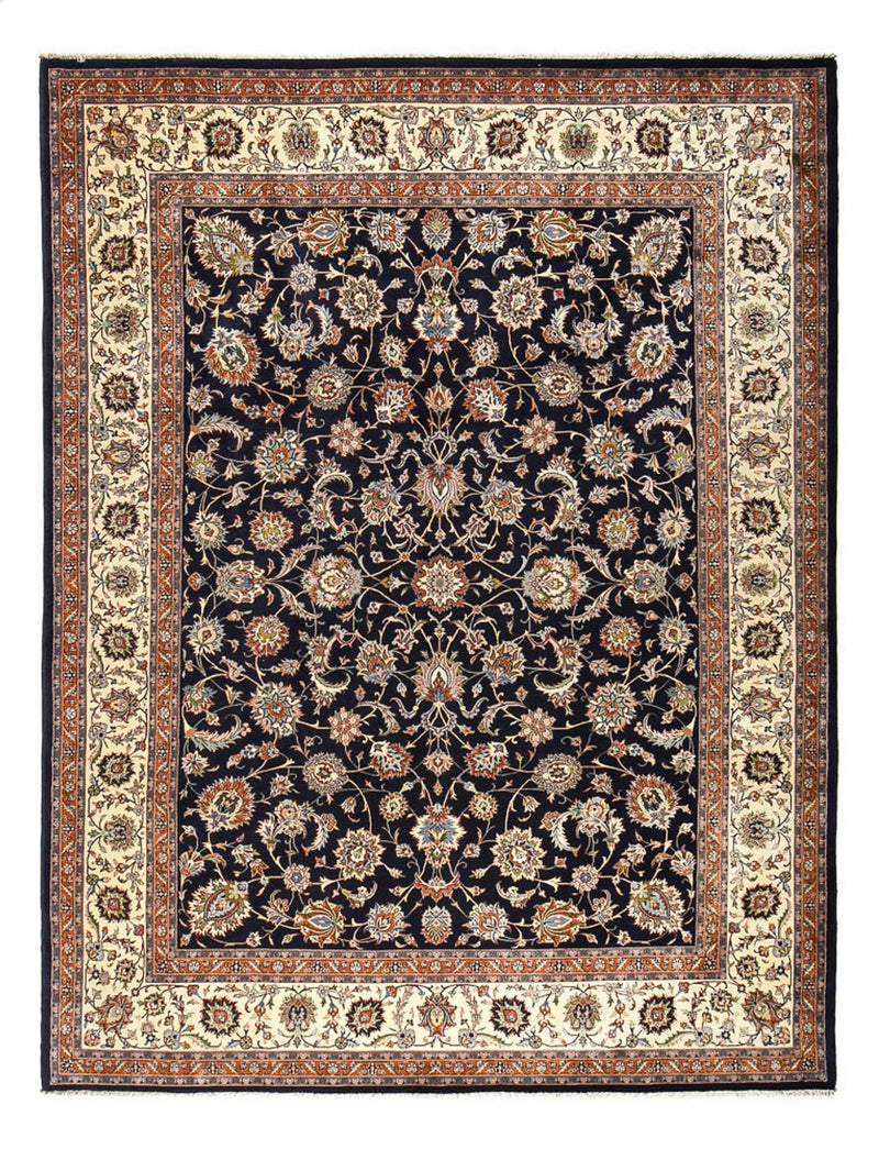 Persisk tæppe - Classic - Royal - 396 x 296 cm - mørkeblå