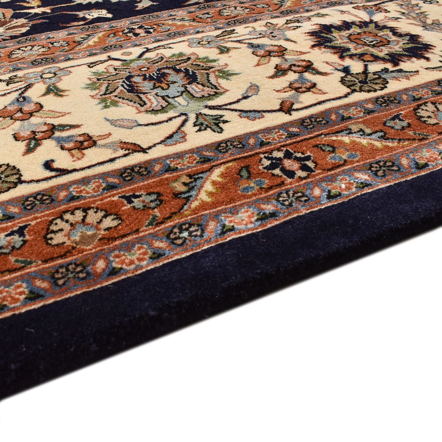 Persisk tæppe - Classic - Royal - 396 x 296 cm - mørkeblå