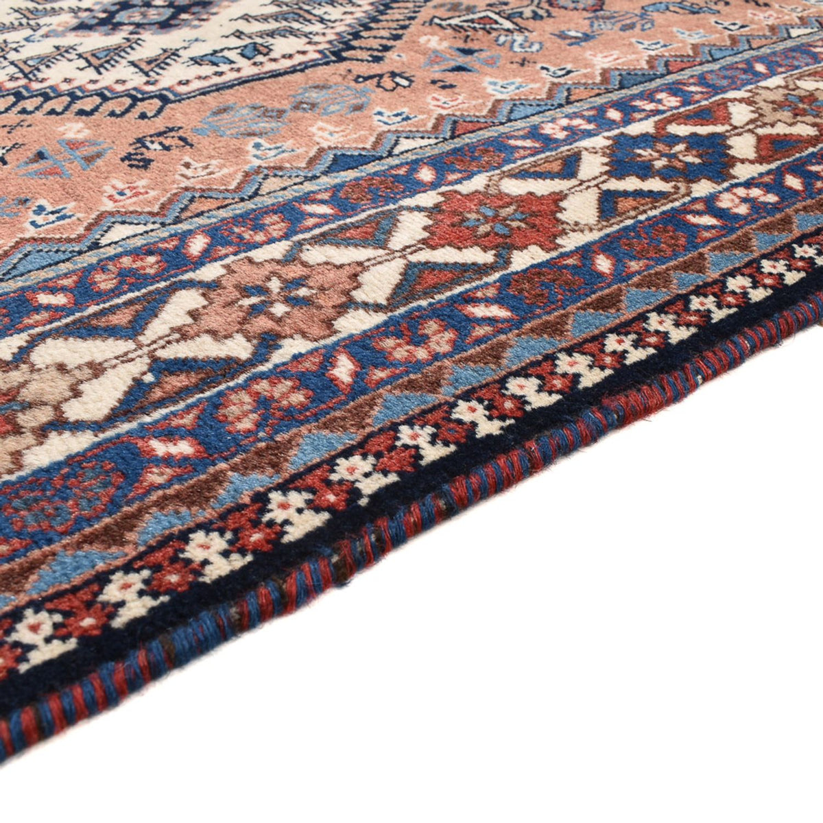 Persisk tæppe - Nomadisk firkantet  - 203 x 193 cm - lysrød