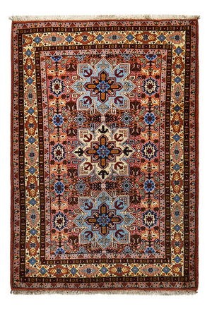 Persisk tæppe - Bijar - 207 x 132 cm - flerfarvet