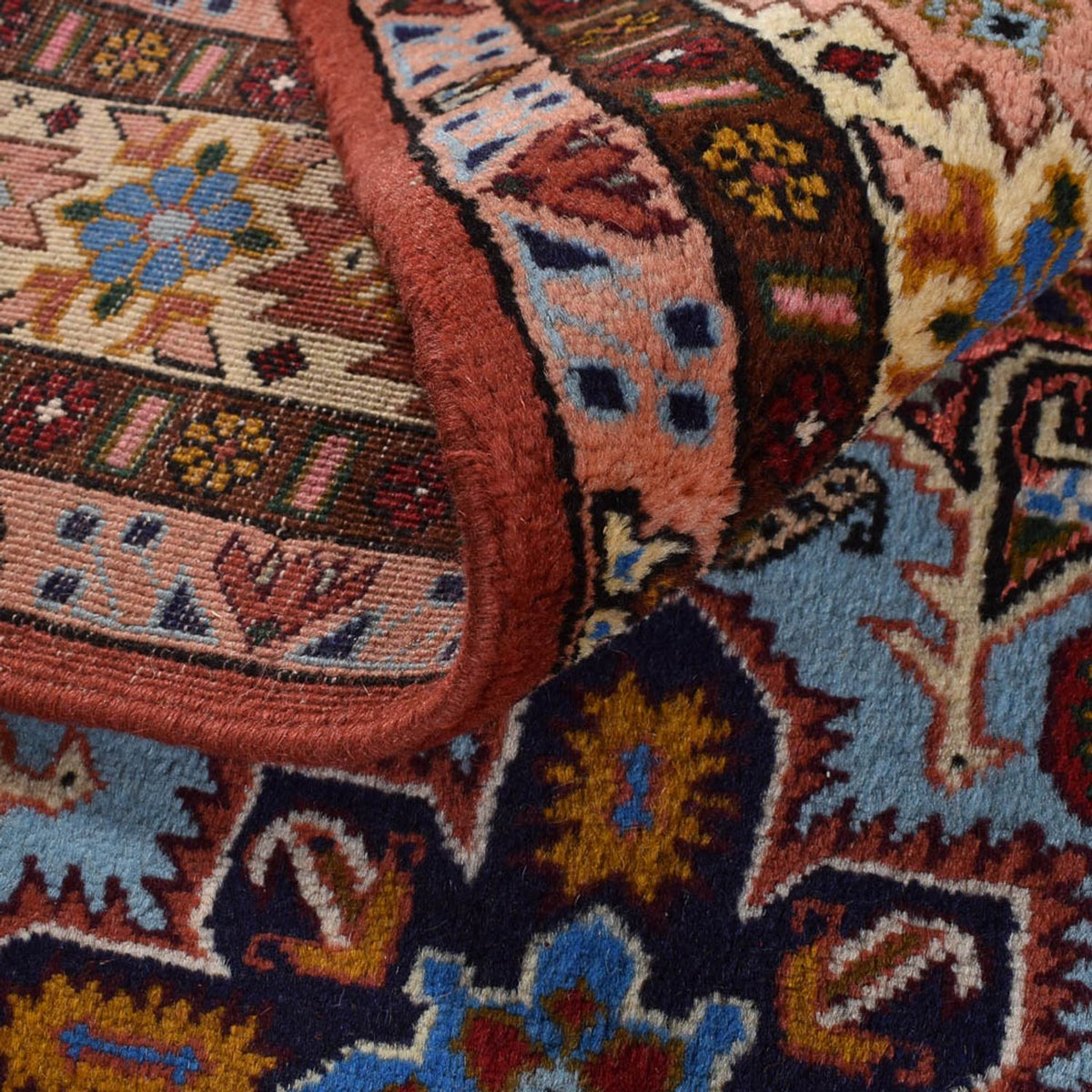 Persisk tæppe - Bijar - 207 x 132 cm - flerfarvet