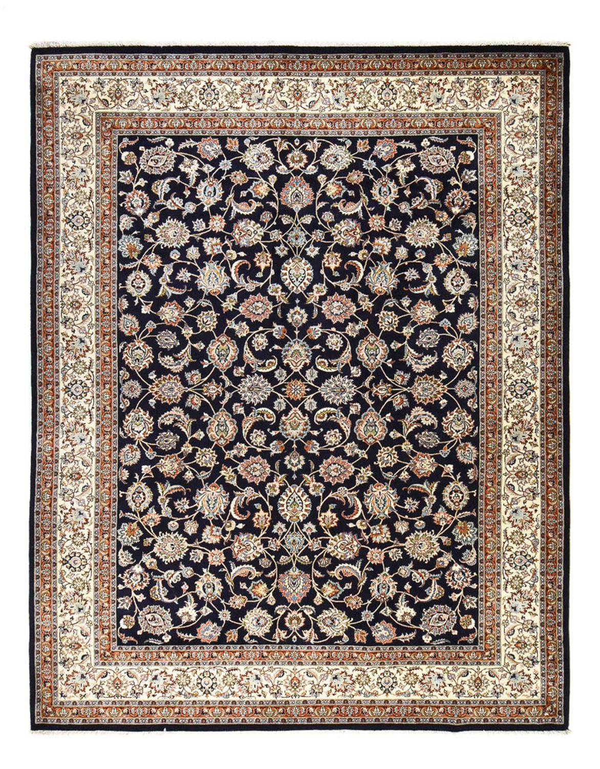 Persisk tæppe - Classic - Royal - 392 x 288 cm - mørkeblå