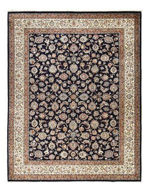 Persisk tæppe - Classic - Royal - 392 x 288 cm - mørkeblå