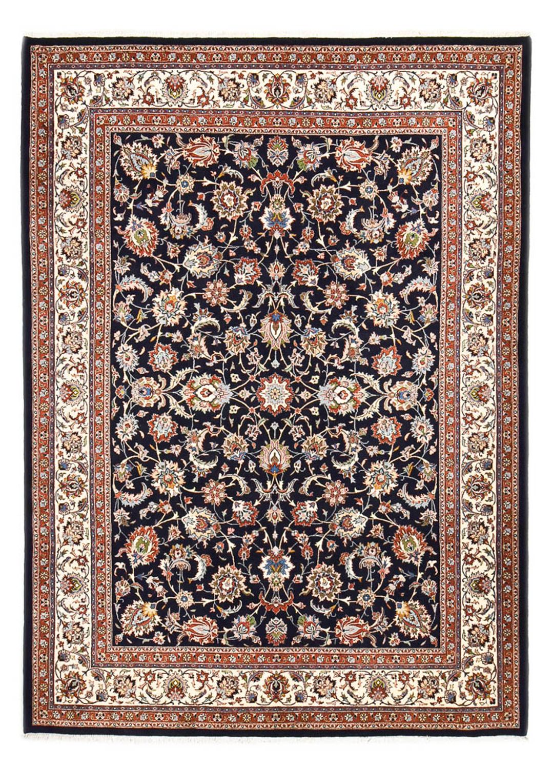 Persisk tæppe - Classic - Royal - 346 x 251 cm - mørkeblå