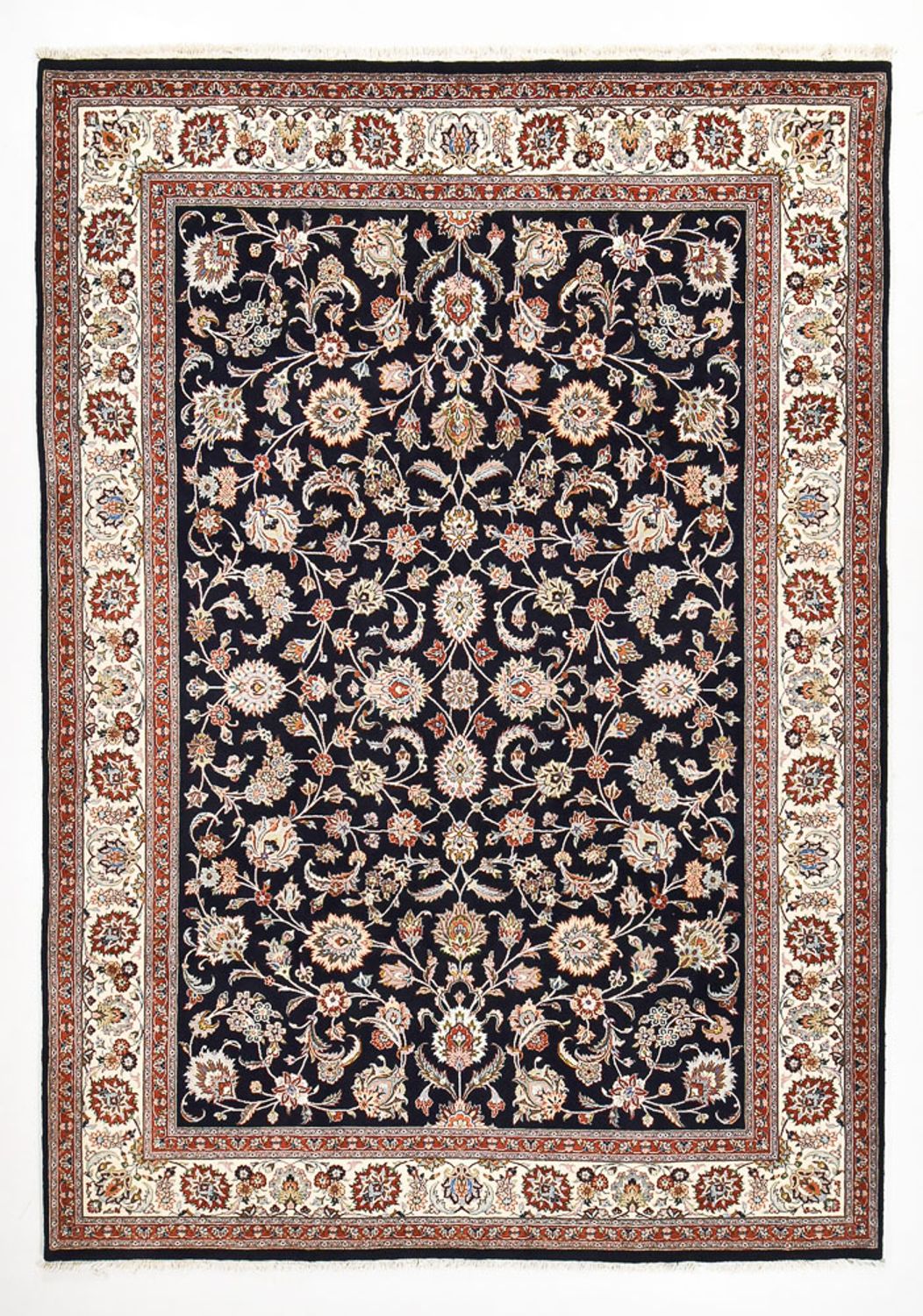 Persisk tæppe - Classic - Royal - 350 x 248 cm - mørkeblå