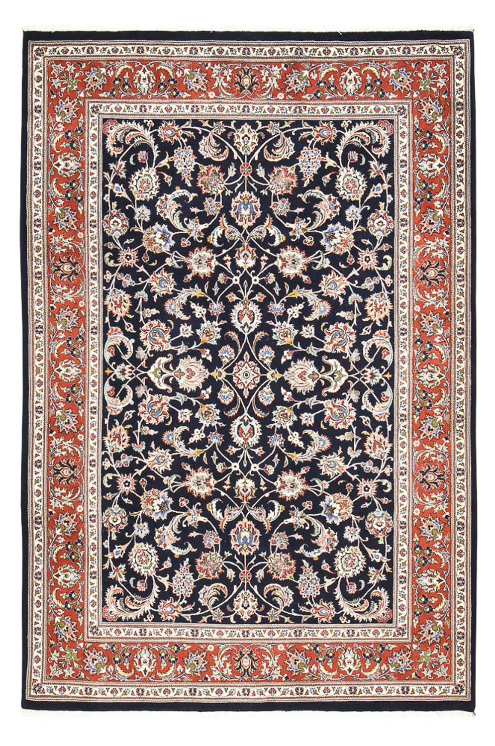 Persisk tæppe - Classic - 291 x 197 cm - mørkeblå