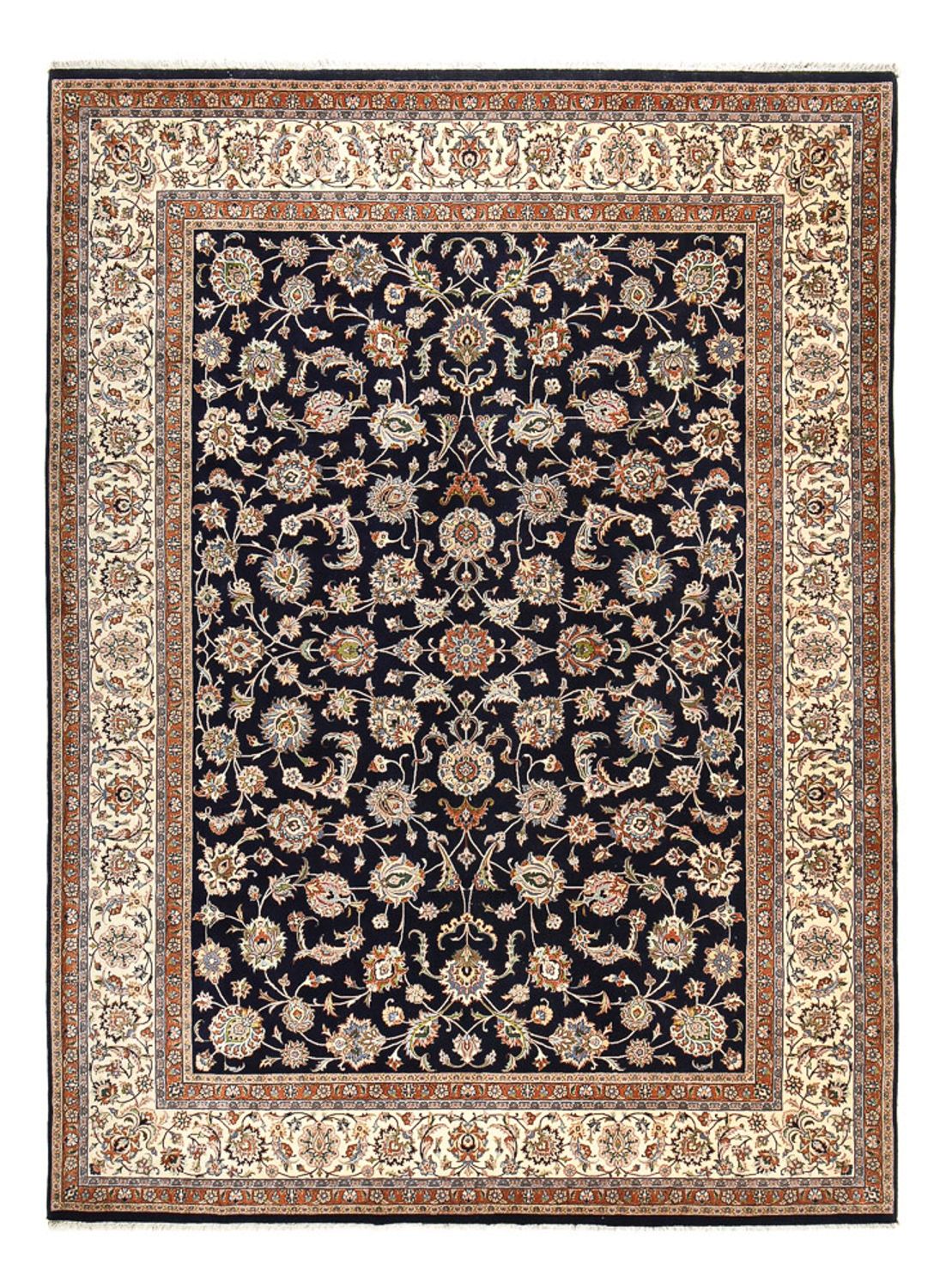 Persisk tæppe - Classic - Royal - 400 x 298 cm - mørkeblå
