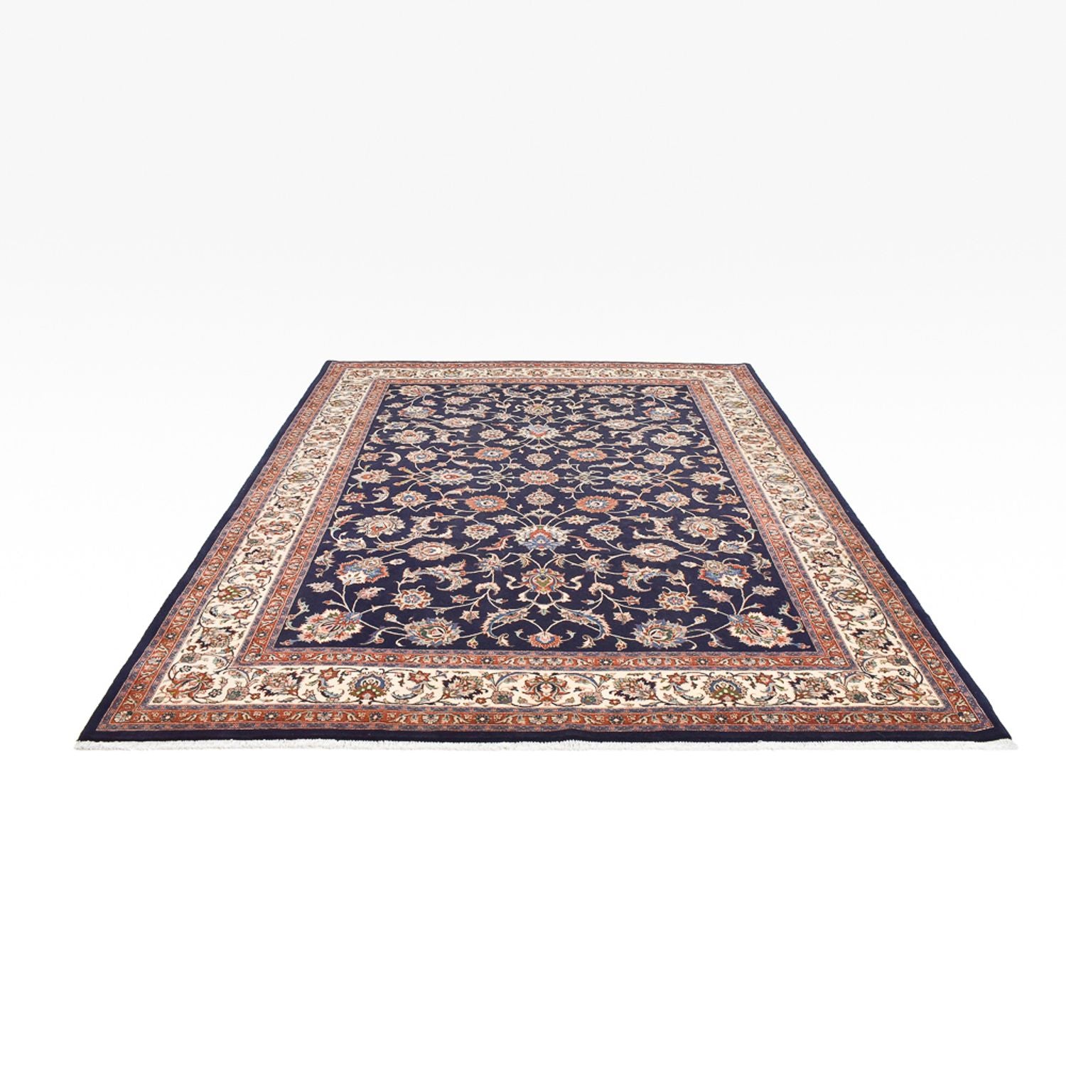 Persisk tæppe - Classic - Royal - 343 x 255 cm - mørkeblå
