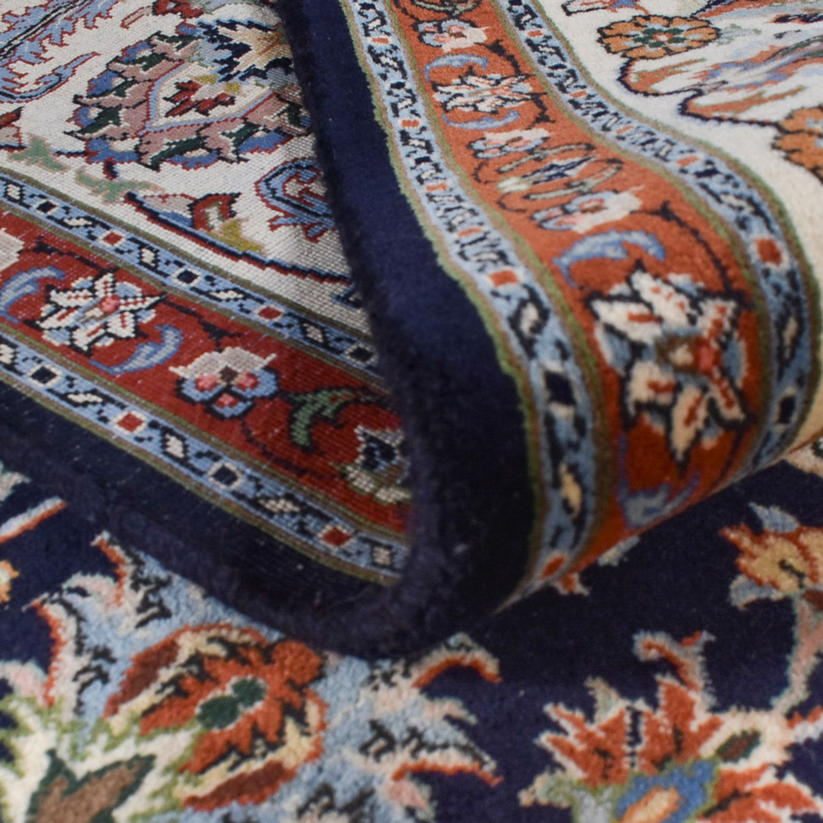 Persisk tæppe - Classic - Royal - 332 x 249 cm - mørkeblå