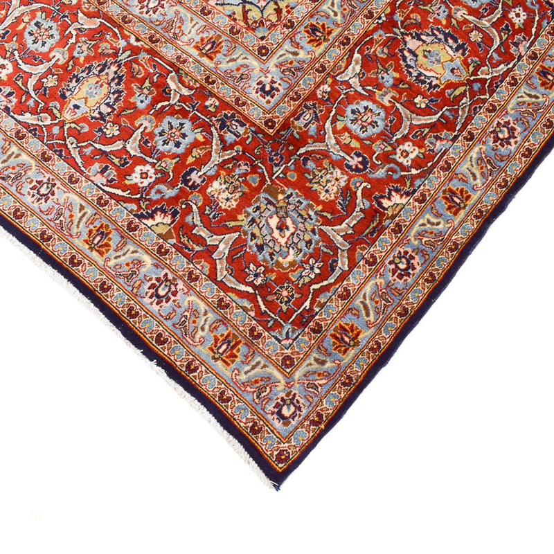 Persisk tæppe - Keshan - 424 x 308 cm - mørkeblå