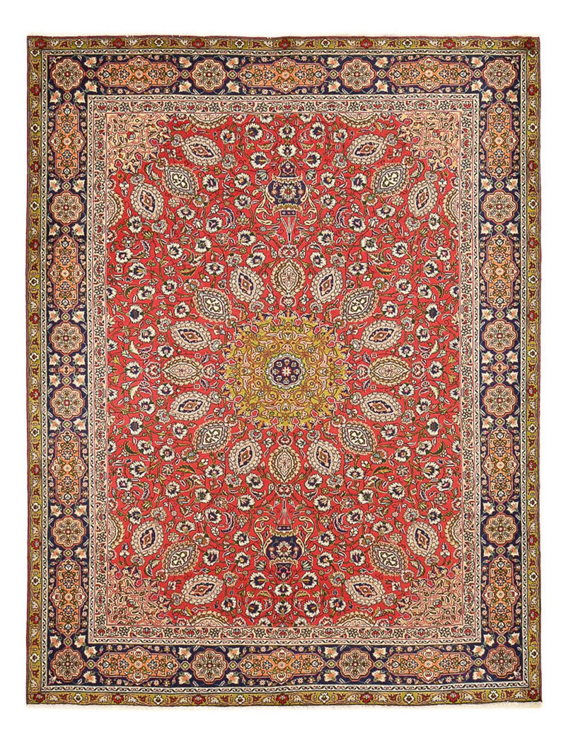 Persisk tæppe - Tabriz - Royal - 345 x 261 cm - rød