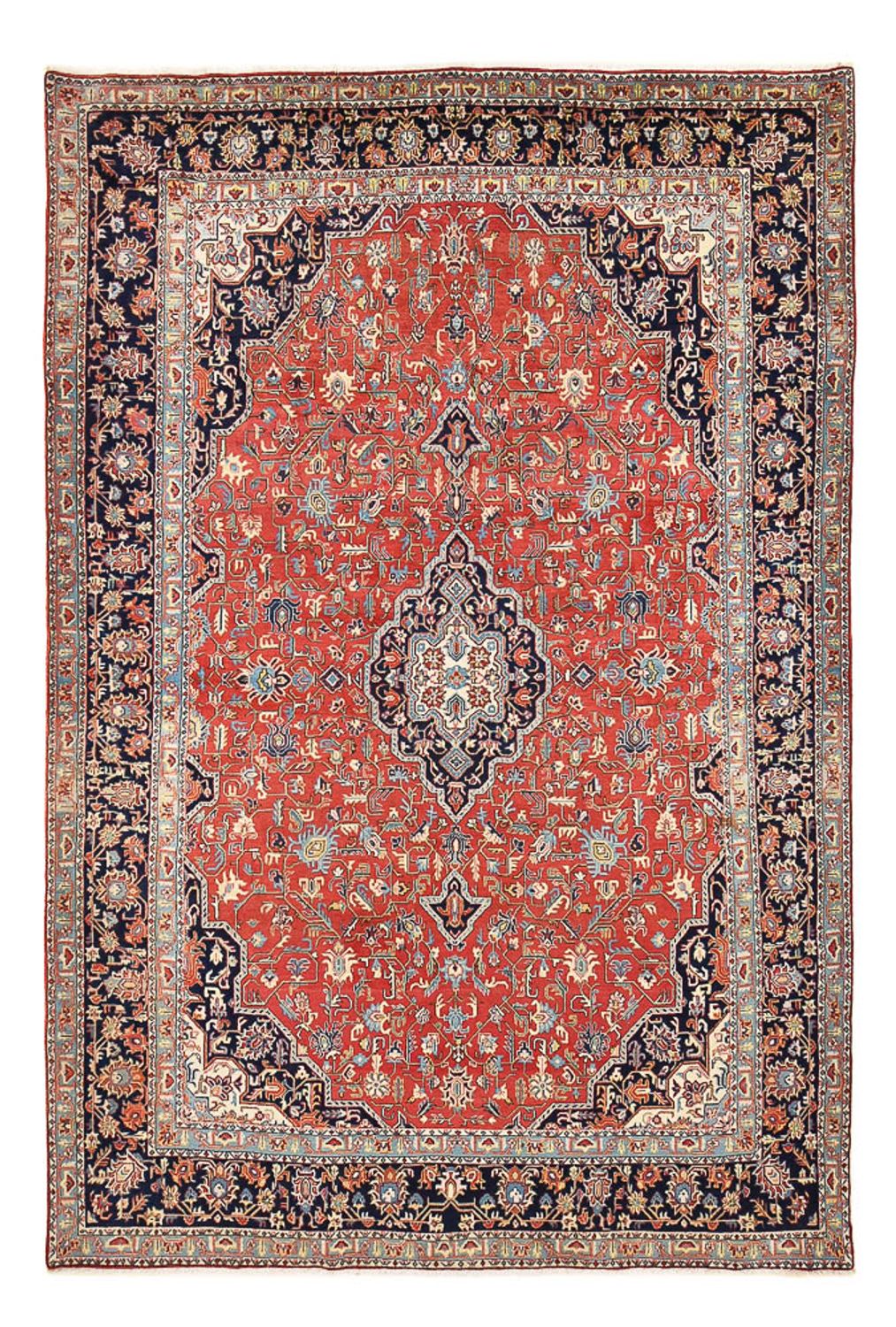 Persisk tæppe - Tabriz - Royal - 370 x 250 cm - rød