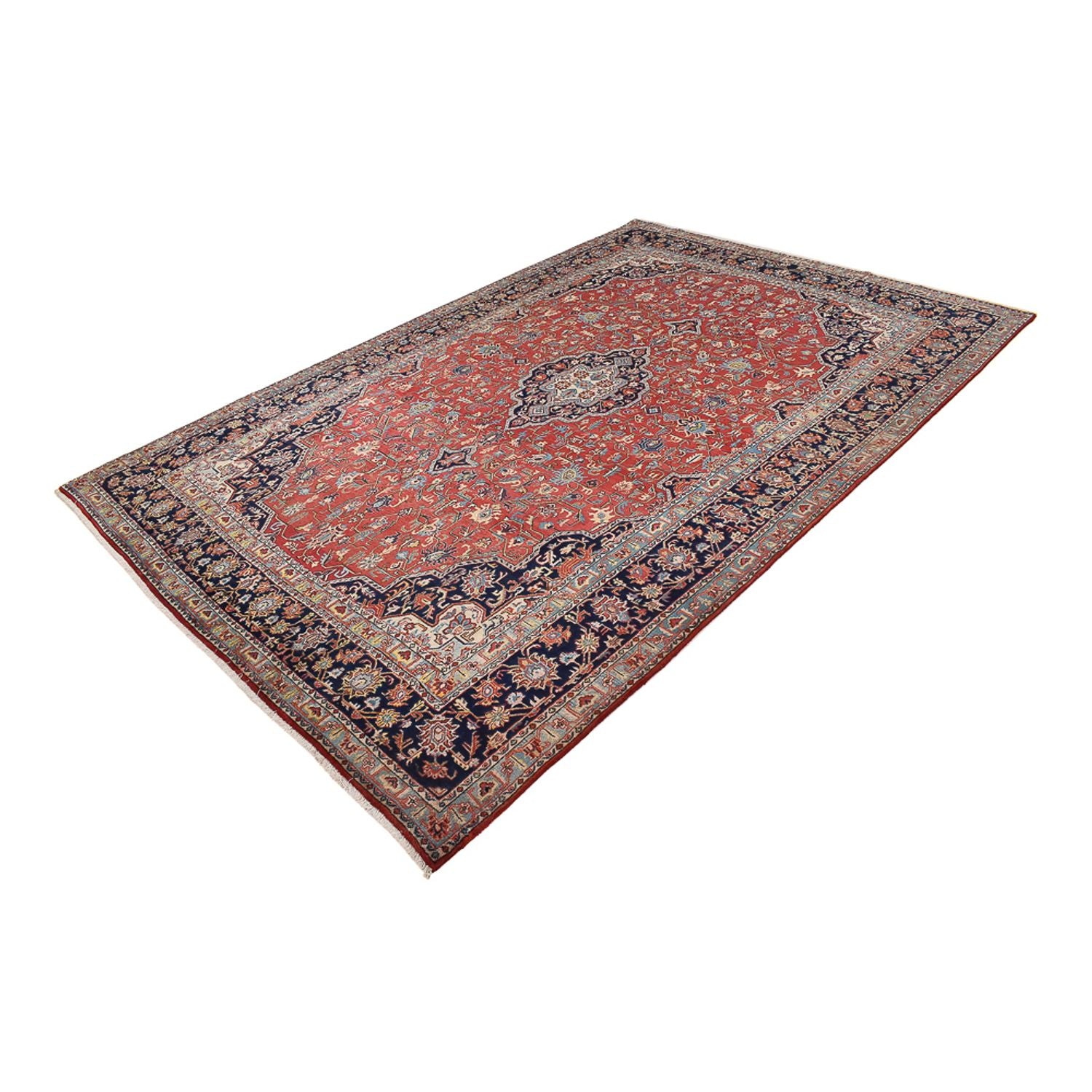 Persisk tæppe - Tabriz - Royal - 370 x 250 cm - rød