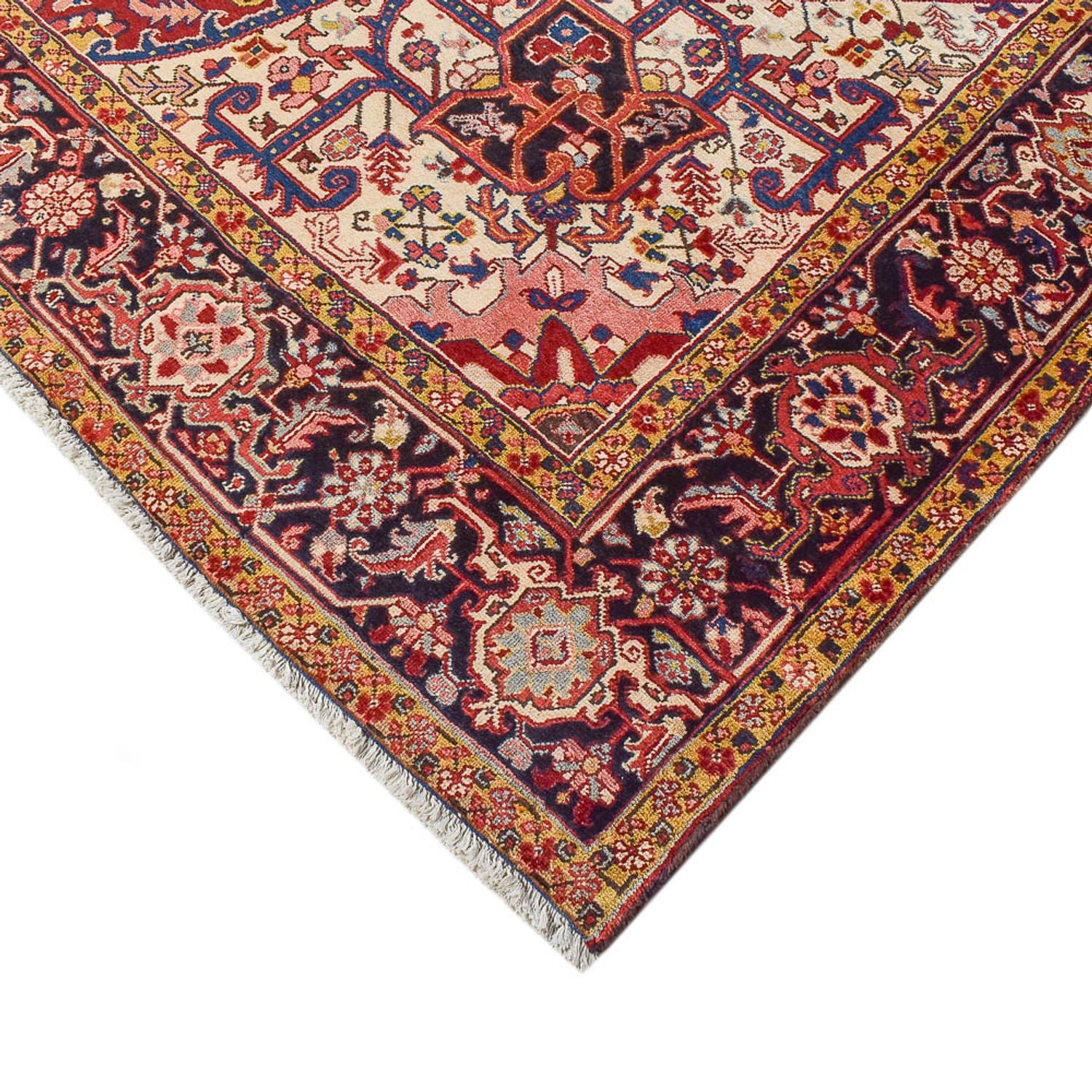 Persisk tæppe - Nomadisk - 335 x 255 cm - bordeaux rød