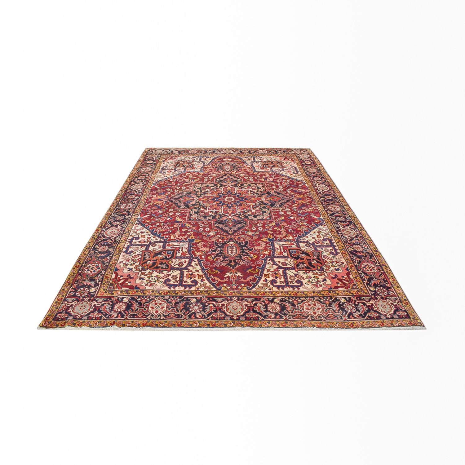 Persisk tæppe - Nomadisk - 335 x 255 cm - bordeaux rød