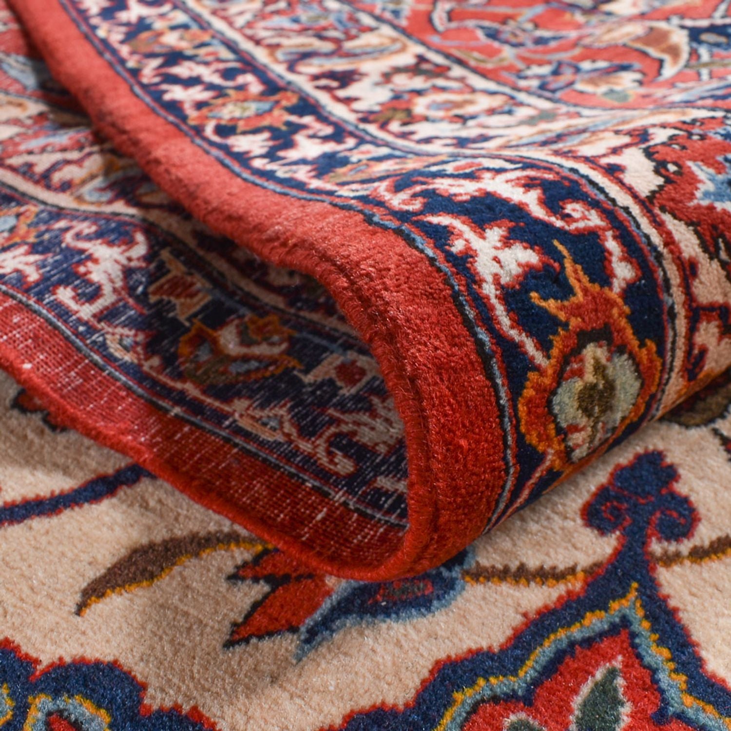 Persisk tæppe - Isfahan - Premium - 518 x 314 cm - creme