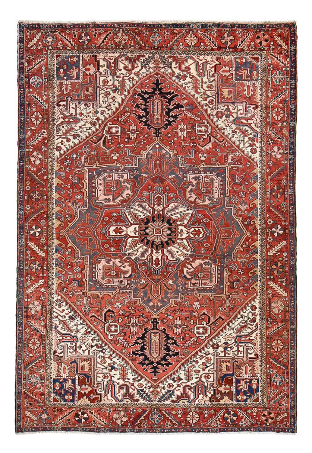 Persisk tæppe - Nomadisk - 387 x 268 cm - rød