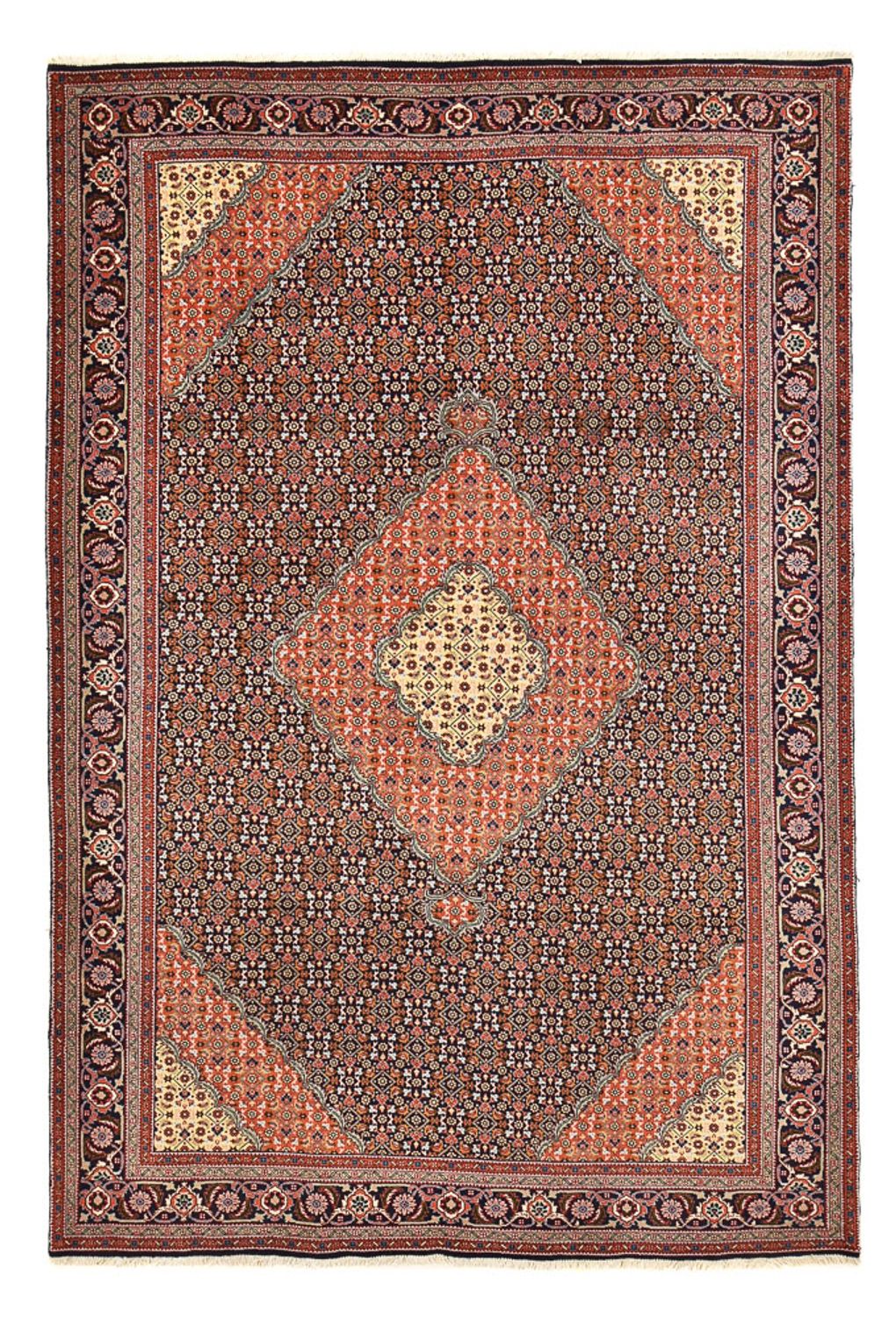 Persisk tæppe - Nomadisk - 288 x 200 cm - bordeaux rød