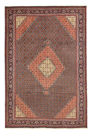 Persisk tæppe - Nomadisk - 288 x 200 cm - bordeaux rød