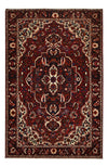 Bakhtiari Tæppe 203x313cm - Persisk tæppe - Rektangulær / Mørkerød / 203 x 313 cm Rektangulær