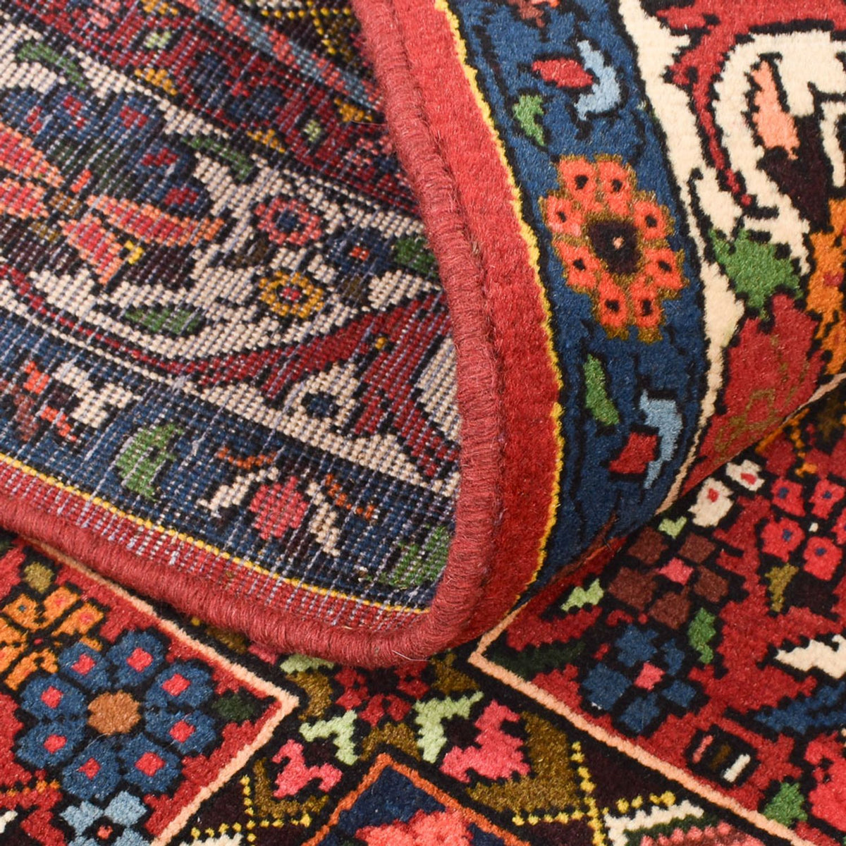 Persisk tæppe - Nomadisk - 193 x 128 cm - flerfarvet