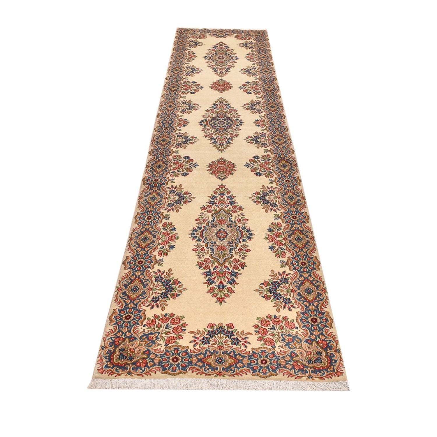 Løber Persisk tæppe - Royal - 396 x 90 cm - beige
