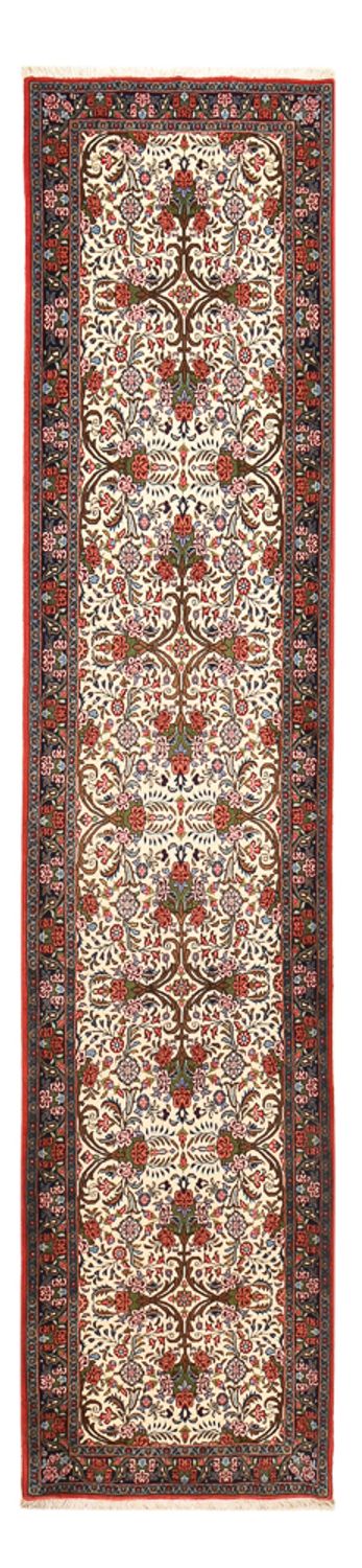 Løber Persisk tæppe - Bijar - 400 x 92 cm - beige
