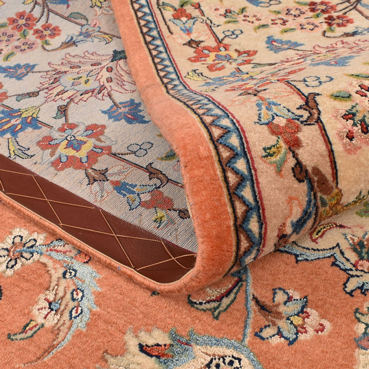 Persisk tæppe - Ghom - Royal - 255 x 201 cm - terrakotta