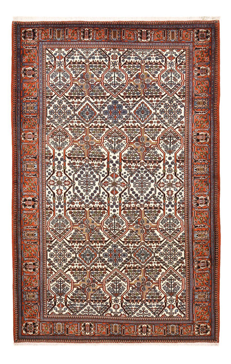 Persisk tæppe - Nomadisk - 258 x 166 cm - creme