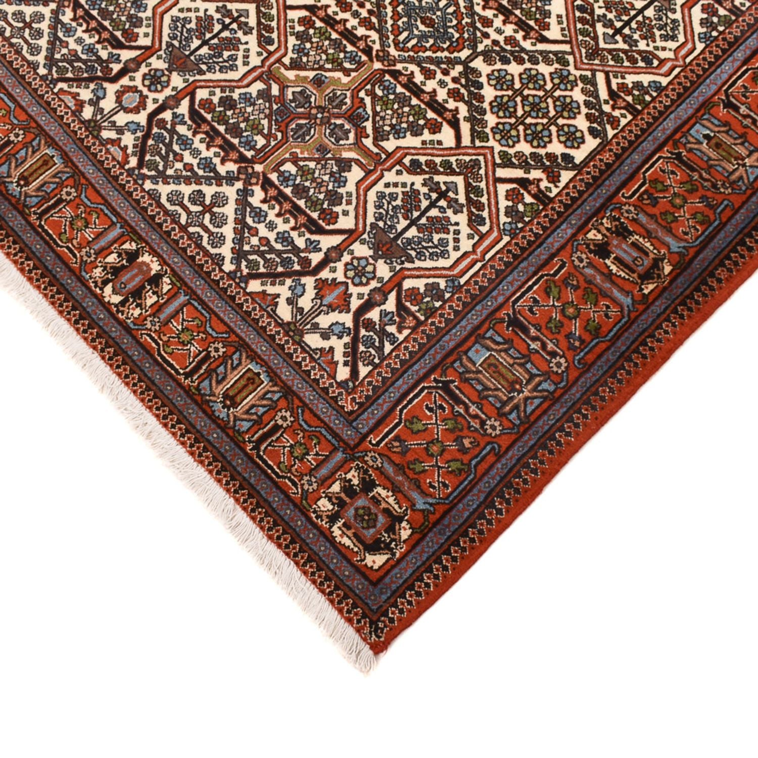 Persisk tæppe - Nomadisk - 258 x 166 cm - creme
