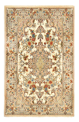 Persisk tæppe - Ghom - Royal - 211 x 130 cm - lys beige