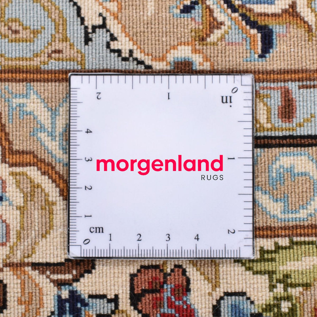 Persisk tæppe - Ghom - Royal - 211 x 130 cm - lys beige