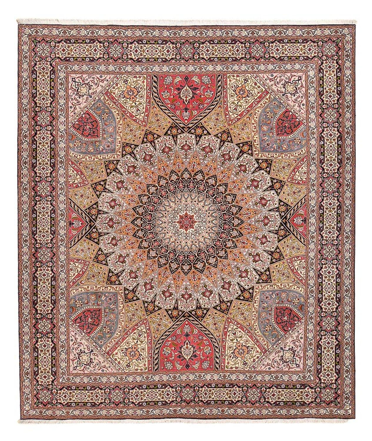 Persisk tæppe - Tabriz - Royal - 308 x 257 cm - flerfarvet