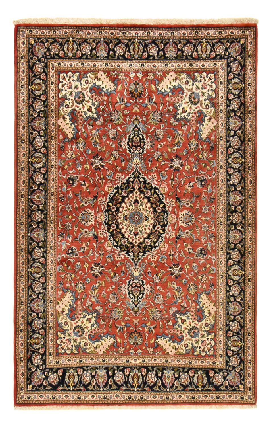 Persisk tæppe - Ghom - Royal - 220 x 141 cm - rød