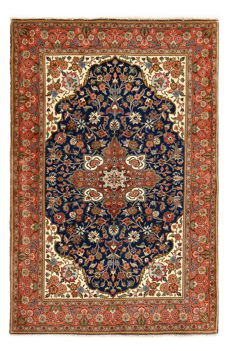 Persisk tæppe - Ghom - Royal - 208 x 137 cm - mørkeblå
